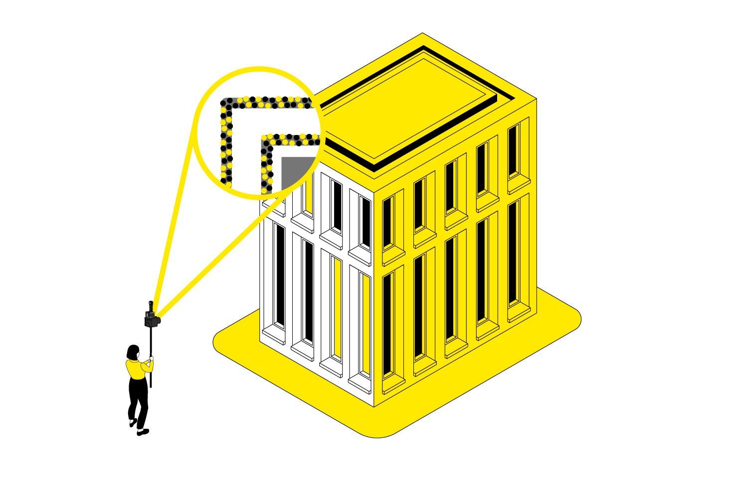 Digitales Gebäudeaufmaß Präzisison dotscene